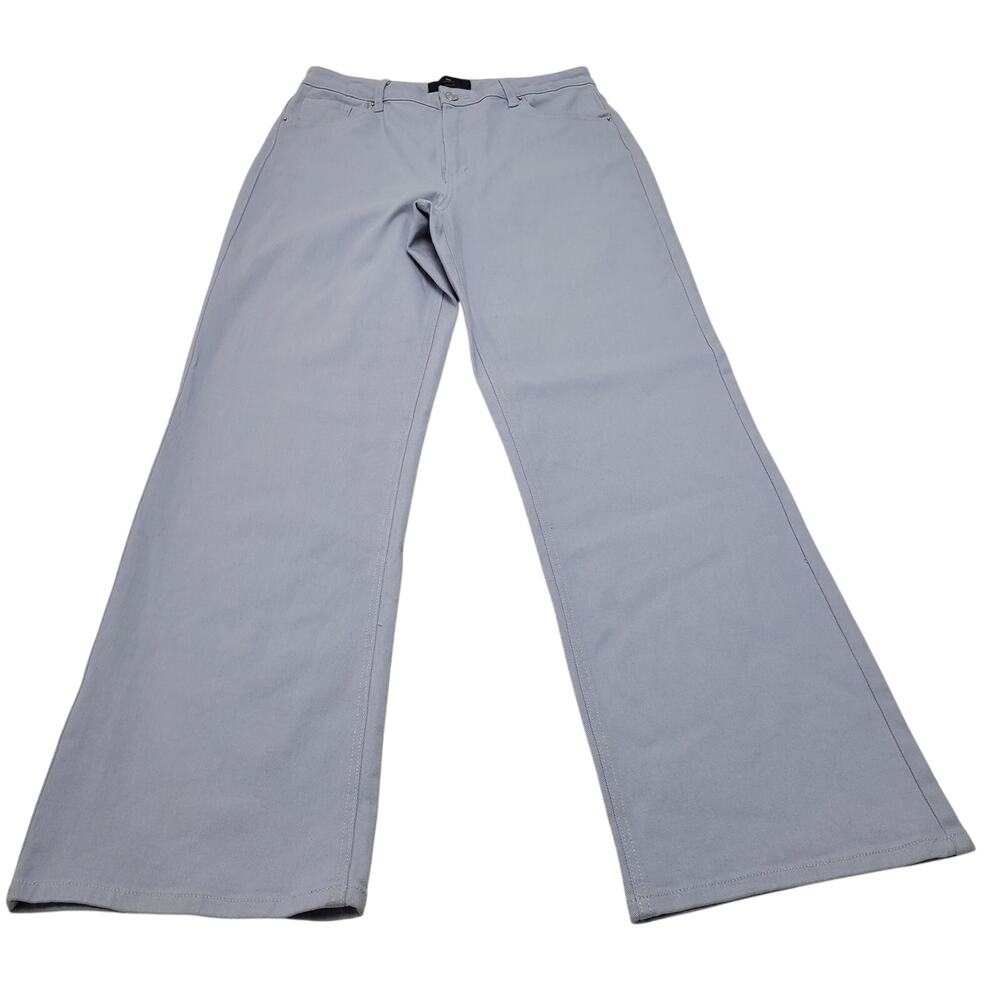 WithBlack high rise wide leg perwinkle blue pants preppy sailor pastel 34x32